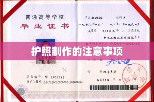 洛浦护照制作的注意事项