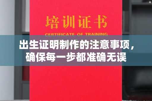 太湖出生证明制作的注意事项，确保每一步都准确无误